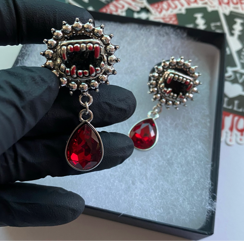 Bloody Tears Dangle Plugs