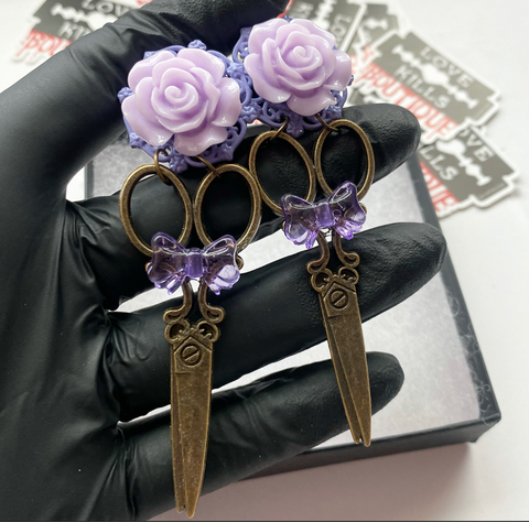 Golden Pearls Dangle Plugs