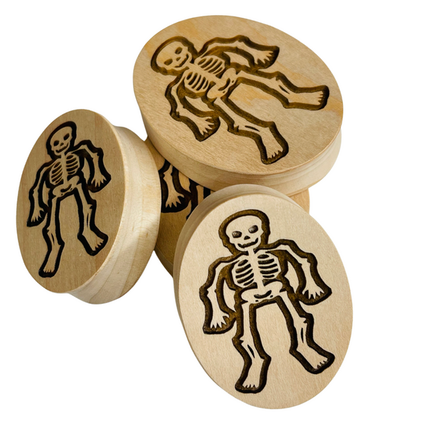 Maple Skeleton Solid Ovals