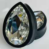 Ebony Swarovski XL Crystal Teardrop