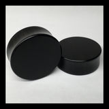 Ebony Solid Round Plugs