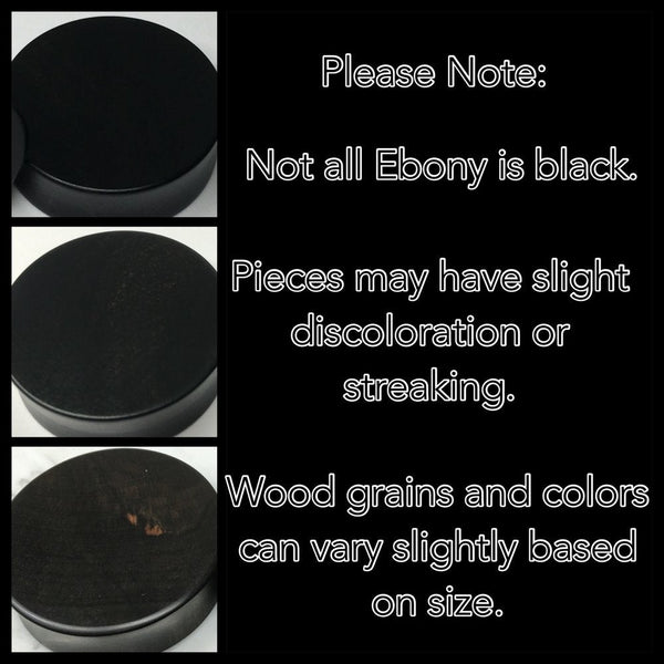 Black & White Ebony Large Swarovski Crystal Round Plugs